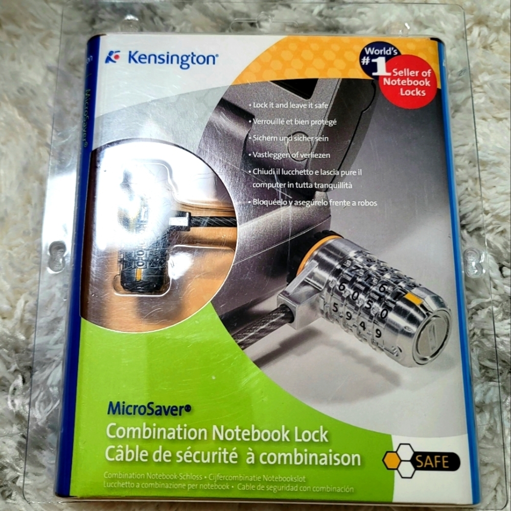 Kensington MicroSaver Combination Notebook Lock